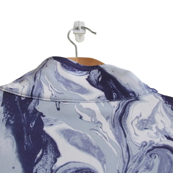 Nils Purple White 1/4 Zip Pullover Top Size XS Mid Layer Ski Outdoors Stretch - Picture 8 of 12